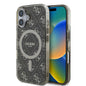 Apple iPhone 16 Plus Kılıf Guess Orjinal Lisanslı M-safe Şarj Özellikli IML Baskılı Klasik Logolu 4G Desenli Kapak