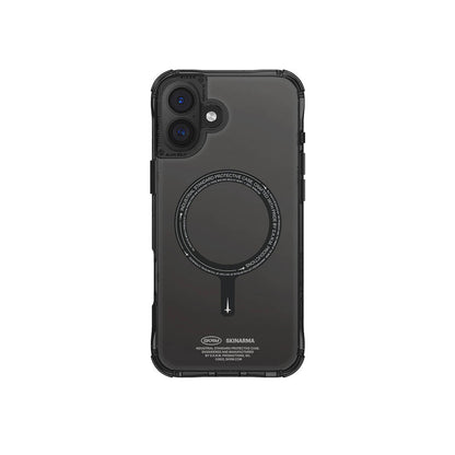 Apple iPhone 16 Plus Kılıf M-safe Şarj Özellikli Şeffaf Airbag Tasarımlı Skinarma Saido Kapak - Görsel 4