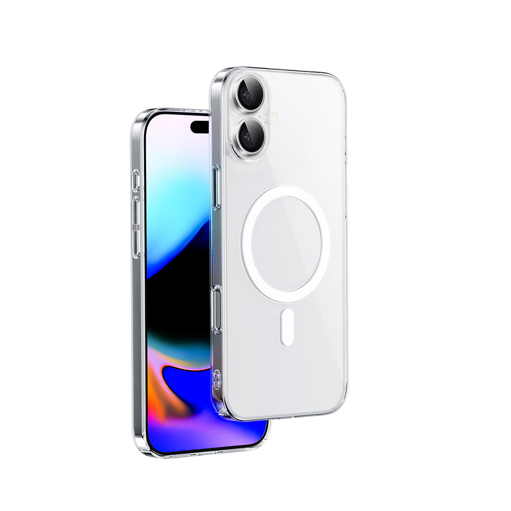 Apple iPhone 16 Plus Kılıf M-safe Şarj Özellikli Wiwu YXK-207 Invisible Pro Sert PC Kapak - Görsel 2