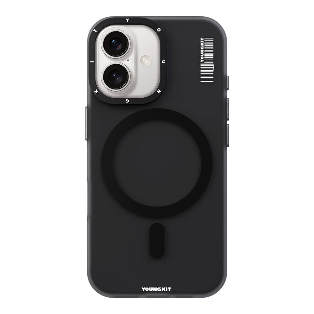 Apple iPhone 16 Plus Kılıf M-safe Şarj Özellikli Youngkit Hidden Sand Serisi Kapak - Görsel 3