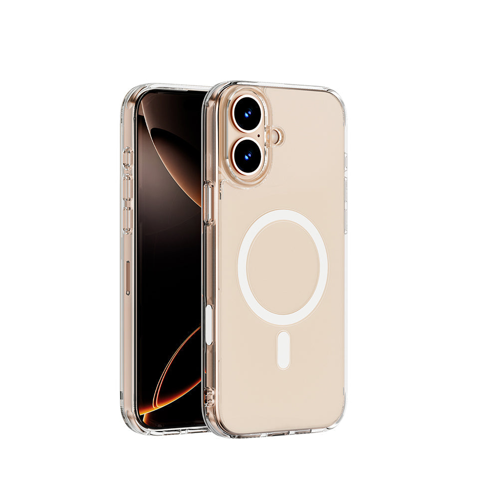 Apple iPhone 16 Plus Kılıf Wiwu MCC-102 Magnetic Crystal Sert PC Kapak - Görsel 2
