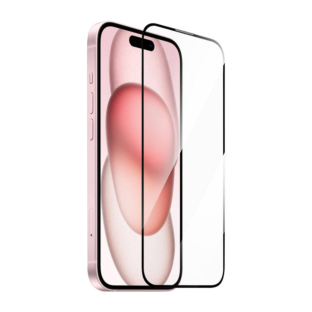 Apple iPhone 16 Plus Wiwu GT-008 Polimer Oleofobik Kaplama Şeffaf Pürüzsüz Temperli Cam Ekran Koruyucu 10'lu Paket - Görsel 2