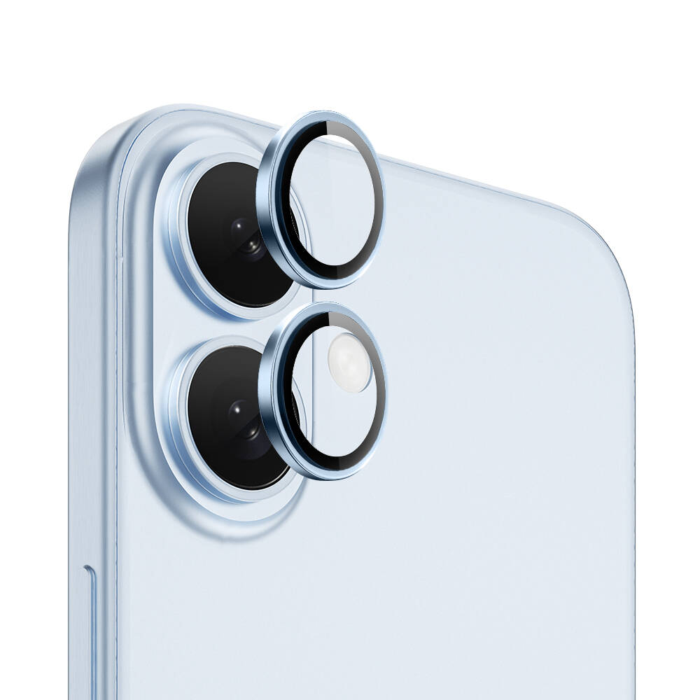 Apple iPhone 16 Plus Wiwu LG-004 PVD Lens Guard Metal Kamera Lens Koruyucu - Görsel 2