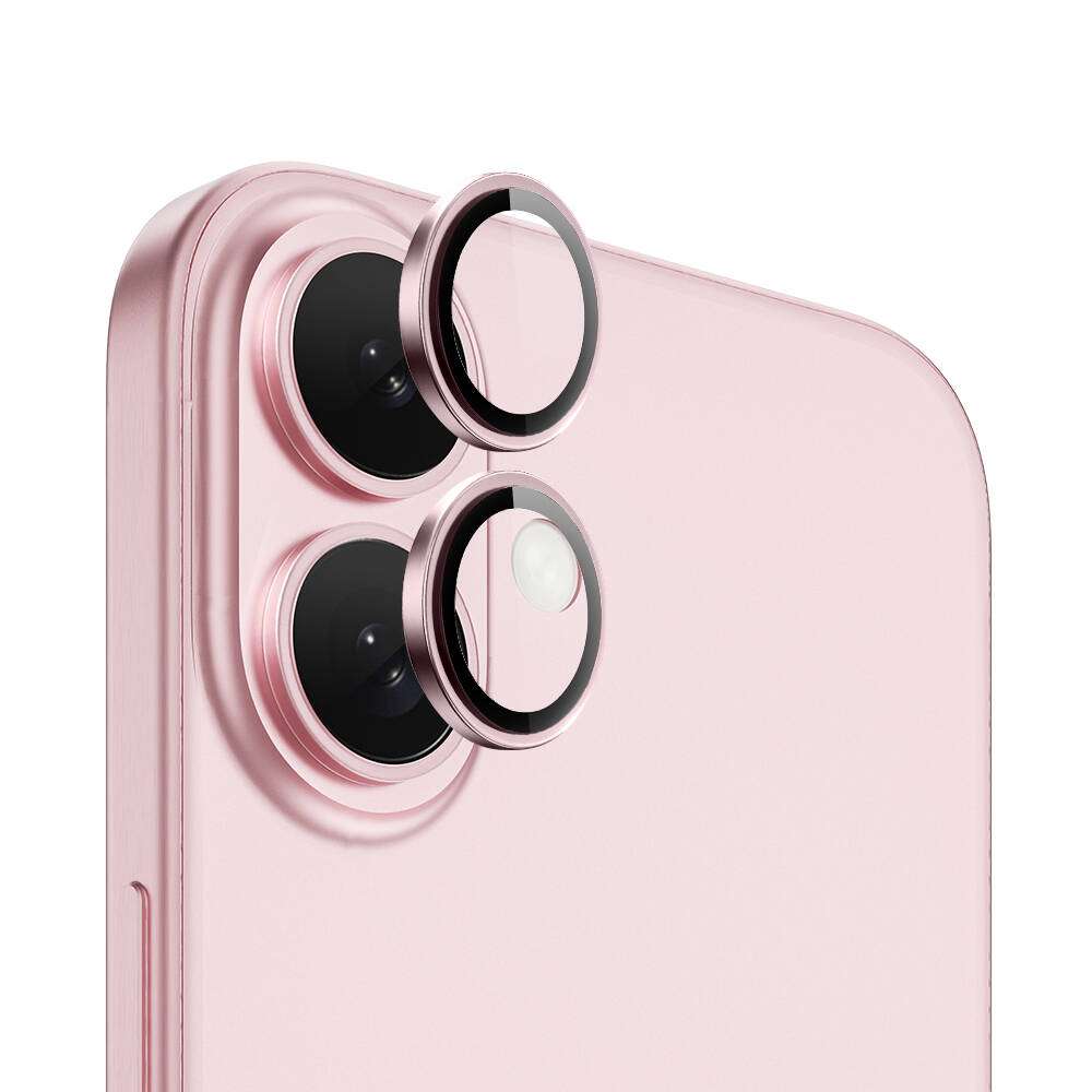 Apple iPhone 16 Plus Wiwu LG-004 PVD Lens Guard Metal Kamera Lens Koruyucu - Görsel 3