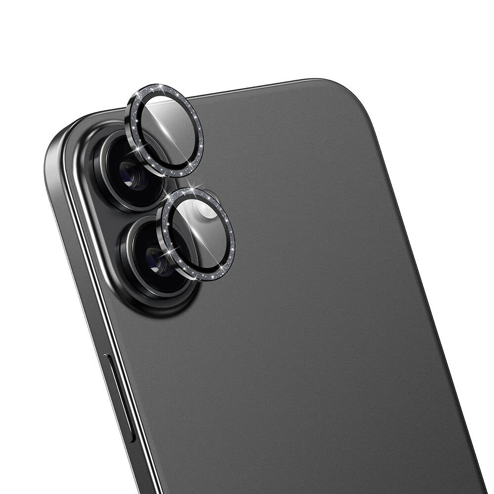Apple iPhone 16 Plus Wiwu LG-006 Diamond Lens Guard Kolay Uygulama Aparatlı Kamera Lens Koruyucu - Görsel 2