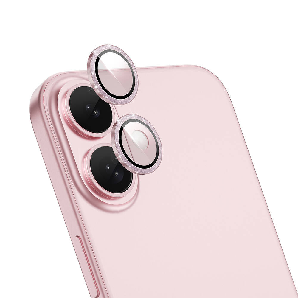 Apple iPhone 16 Plus Wiwu LG-006 Diamond Lens Guard Kolay Uygulama Aparatlı Kamera Lens Koruyucu - Görsel 5