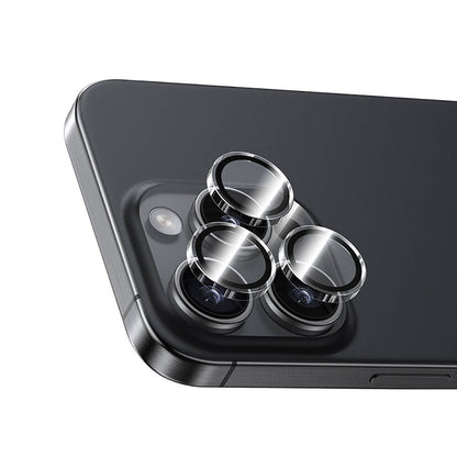 Apple iPhone 16 Pro Benks AR Glass Warrior Transparan Premium Cam Kamera Lens Koruyucu - Görsel 2