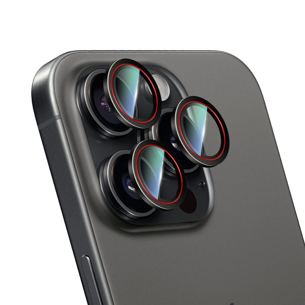 Apple iPhone 16 Pro CaseWorld Karbon Fiber Serisi Anti Reflective Ultra Clear Kamera Lens Koruyucu - Görsel 3
