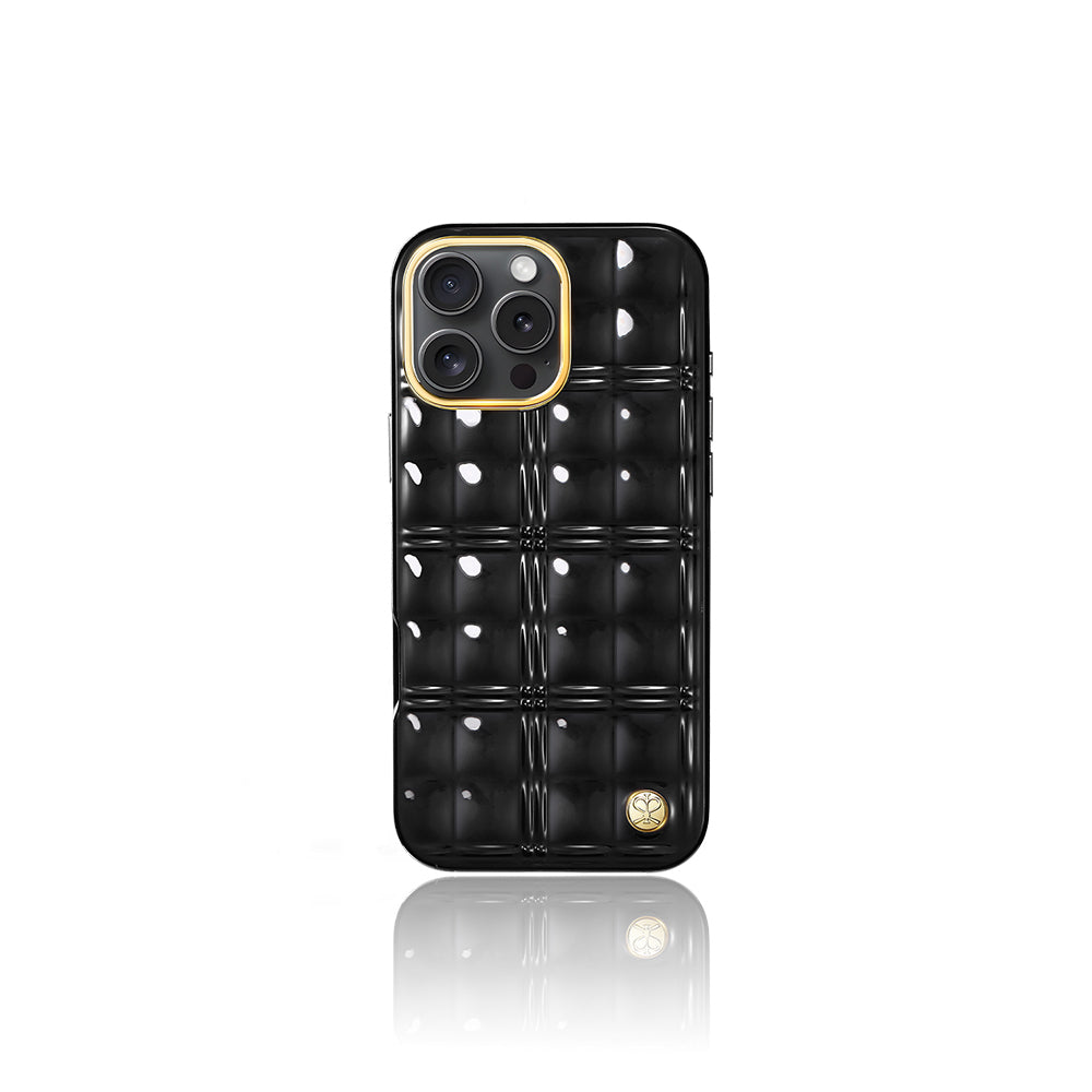 Apple iPhone 16 Pro Kılıf Askı Aparatlı Pynana Metal Grid Kapak - Görsel 3