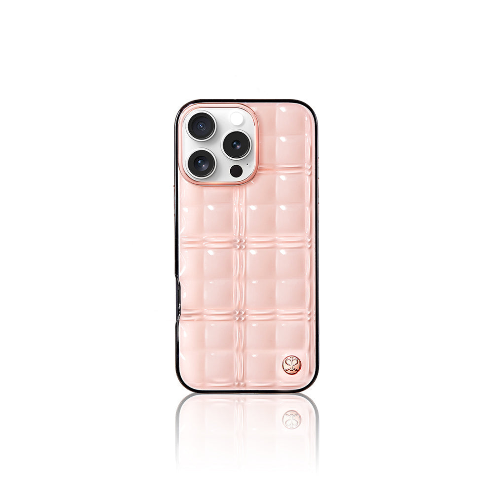 Apple iPhone 16 Pro Kılıf Askı Aparatlı Pynana Metal Grid Kapak - Görsel 2