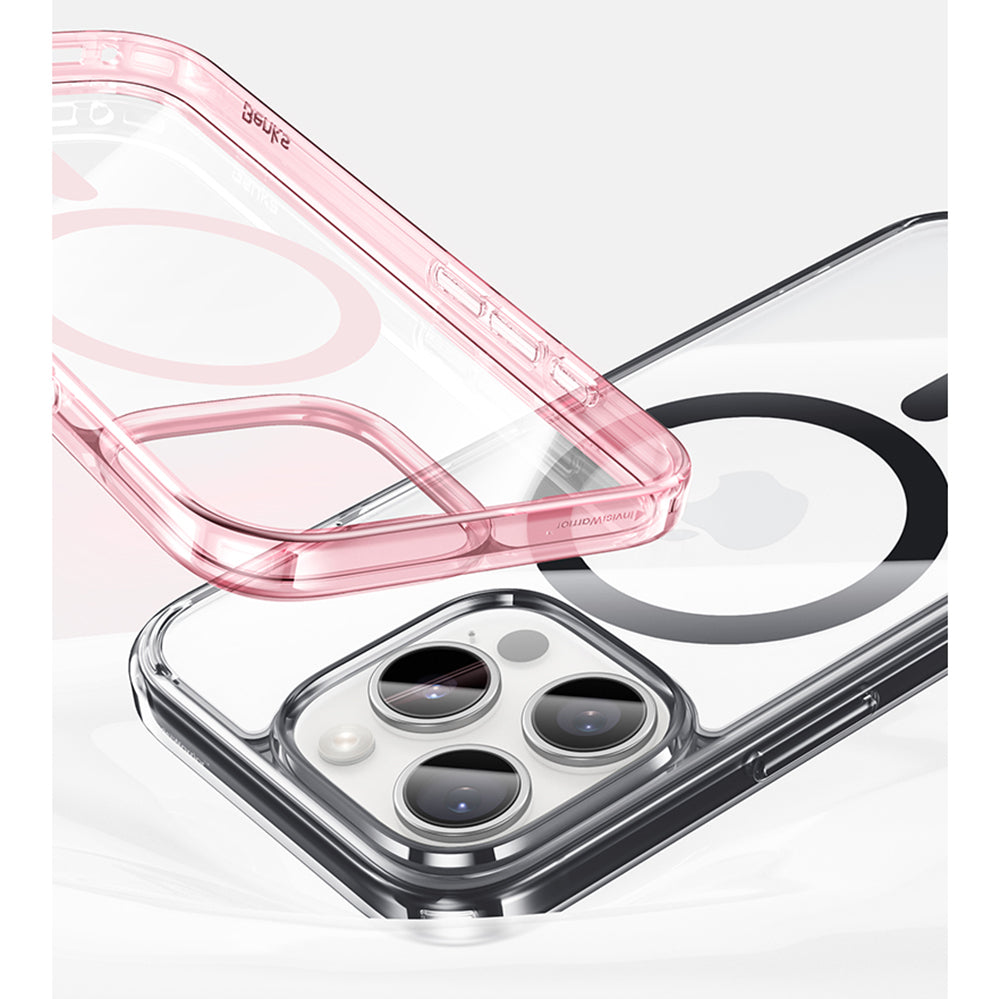 Apple iPhone 16 Pro Kılıf M-safe Şarj Özellikli Airbagli Şeffaf Benks LucentPro Serisi Kapak - Görsel 2