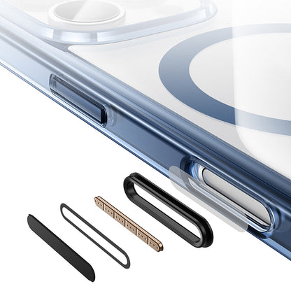 Apple iPhone 16 Pro Kılıf M-safe Şarj Özellikli Airbagli Şeffaf Benks LucentPro Serisi Kapak - Görsel 3