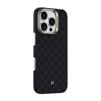 Apple iPhone 16 Pro Kılıf M-Safe Şarj Özellikli Benks ArmorAir ArmorGrid Serisi Kevlar Kapak - Görsel 3