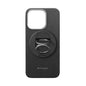Apple iPhone 16 Pro Kılıf M-safe Şarj Özellikli Grip 3 Standlı 600D Aramid Fiber Pitaka Ultra-Slim Classic Serisi Black-Grey Twill Kapak