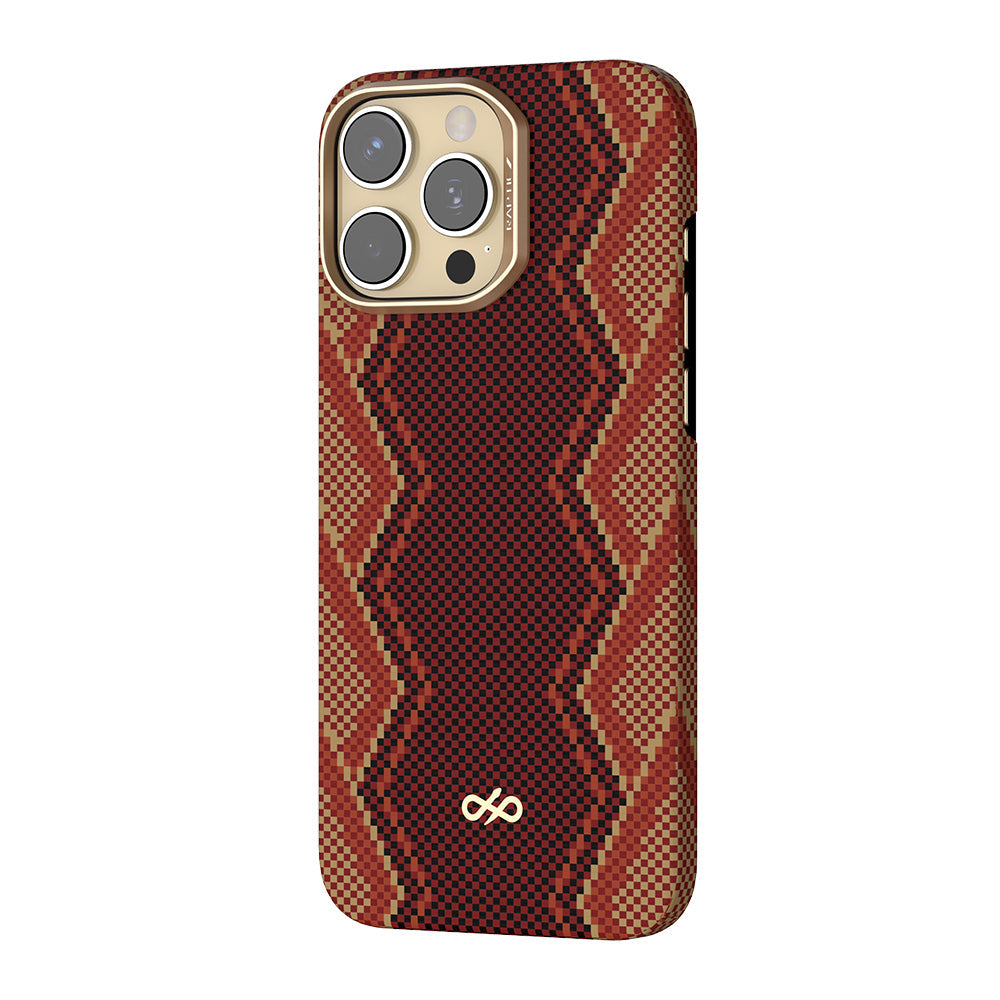 Apple iPhone 16 Pro Kılıf M-safe Şarj Özellikli Raptic Aramid Skin Bionic Serisi Kapak