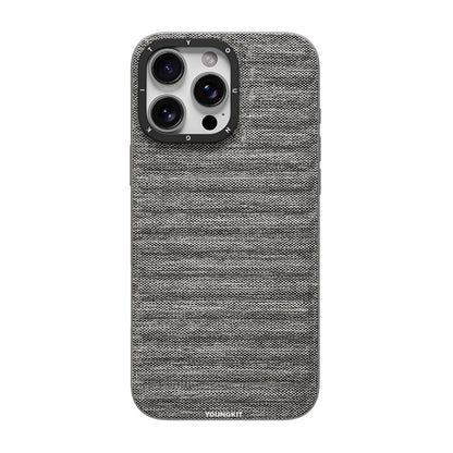 Apple iPhone 16 Pro Kılıf M-safe Şarj Özellikli Youngkit Canvas Serisi Kapak - Görsel 4