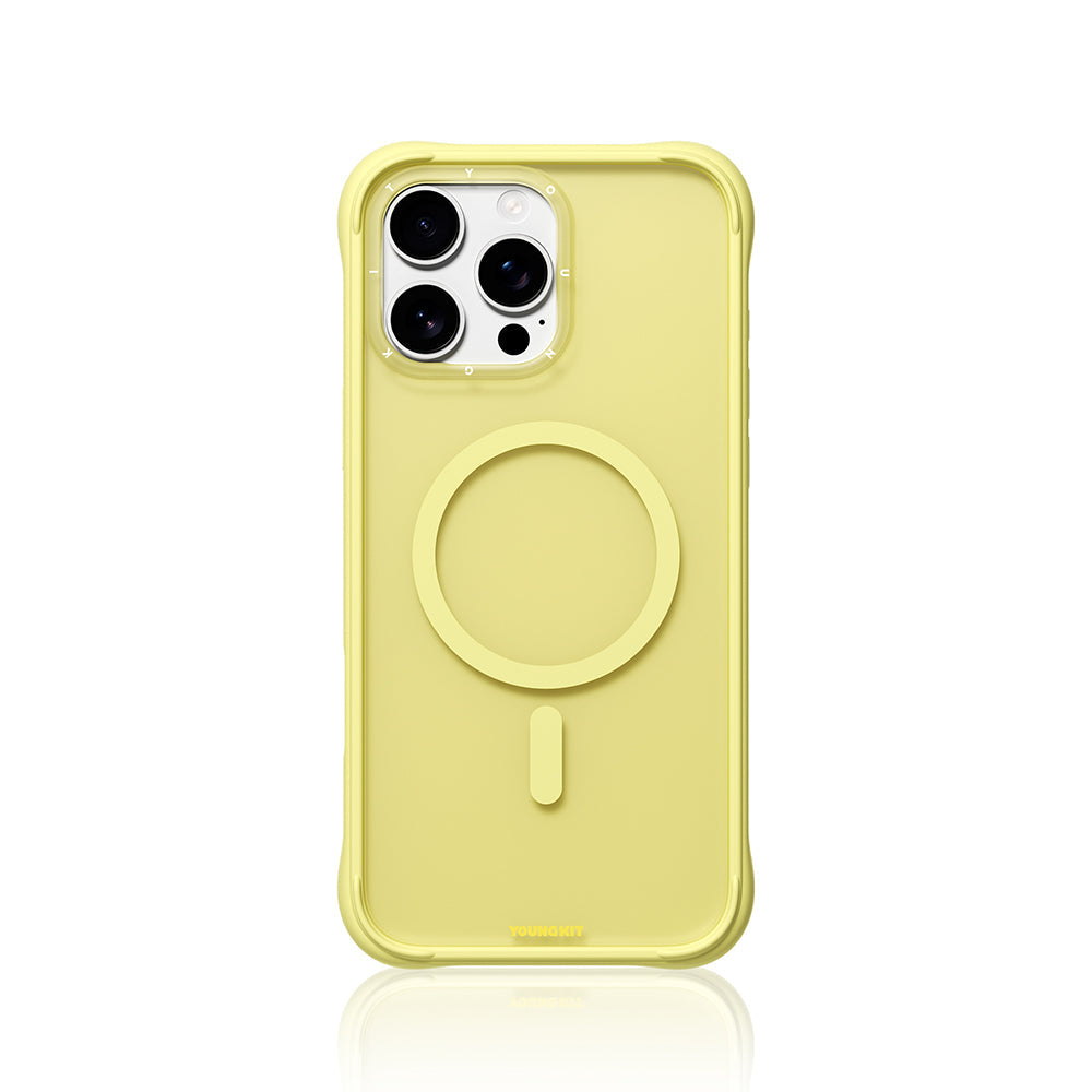 Apple iPhone 16 Pro Kılıf M-safe Şarj Özellikli Youngkit Macaroon Serisi Kapak - Görsel 5