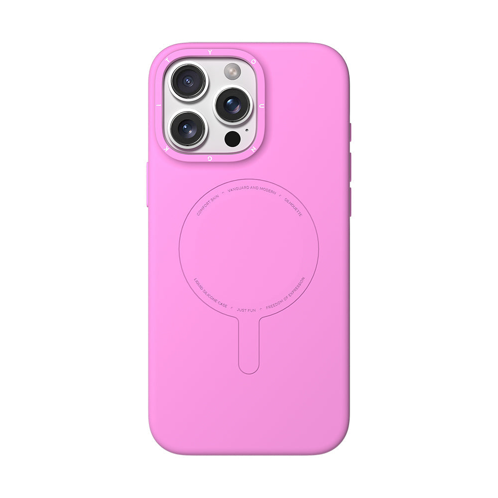 Apple iPhone 16 Pro Kılıf M-Safe Şarj Özellikli Youngkit Morandi Serisi Kapak - Görsel 5