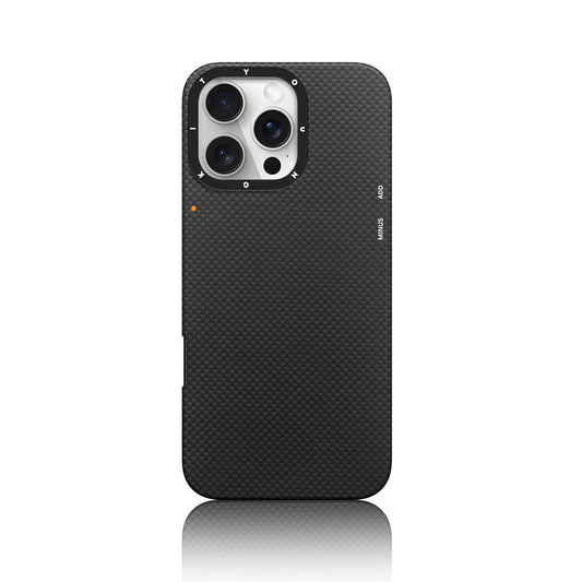 Apple iPhone 16 Pro Kılıf M-safe Şarj Özellikli Aramid Fiber Youngkit 1500D Kevlar Extreme Wing Serisi Kapak