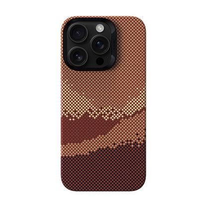 Apple iPhone 16 Pro Kılıf M-safe Şarj Özellikli Benks GoldenTide ArmorAir 600D Kevlar Kapak - Görsel 2