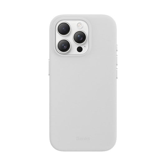 Apple iPhone 16 Pro Kılıf M-safe Şarj Özellikli Çizilmeye Dayanıklı Benks VitaPro Serisi PU Deri Kapak