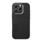 Apple iPhone 16 Pro Kılıf M-safe Şarj Özellikli Karbon Fiber Benks Montage Hybrid ArmorPro Kevlar Kapak