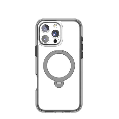Apple iPhone 16 Pro Kılıf M-safe Şarj Özellikli Raptic AirJoy Serisi 360 Derece Dönebilen Standlı Kapak - Görsel 3