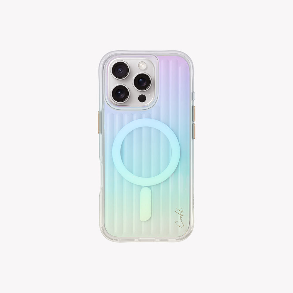 Apple iPhone 16 Pro Kılıf M-safe Şarj Özellikli Renk Geçişli Askı Aparatlı Coehl Linear Kapak - Görsel 2