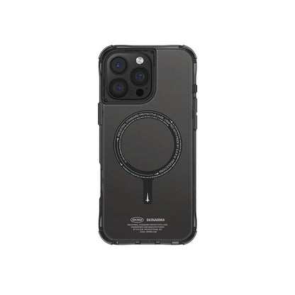 Apple iPhone 16 Pro Kılıf M-safe Şarj Özellikli Şeffaf Airbag Tasarımlı Skinarma Saido Kapak - Görsel 3