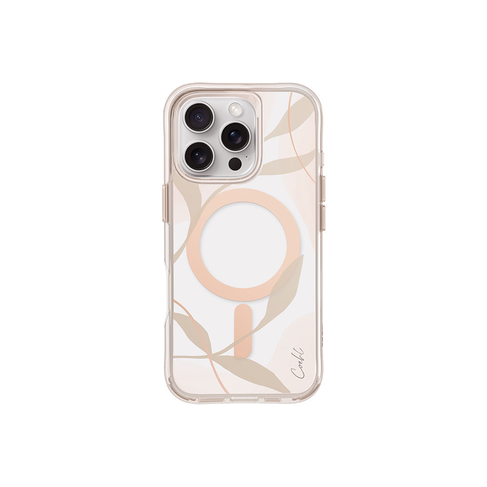Apple iPhone 16 Pro Kılıf M-safe Şarj Özellikli Şeffaf Arka Yüzey Coehl Verdure Kapak - Görsel 2