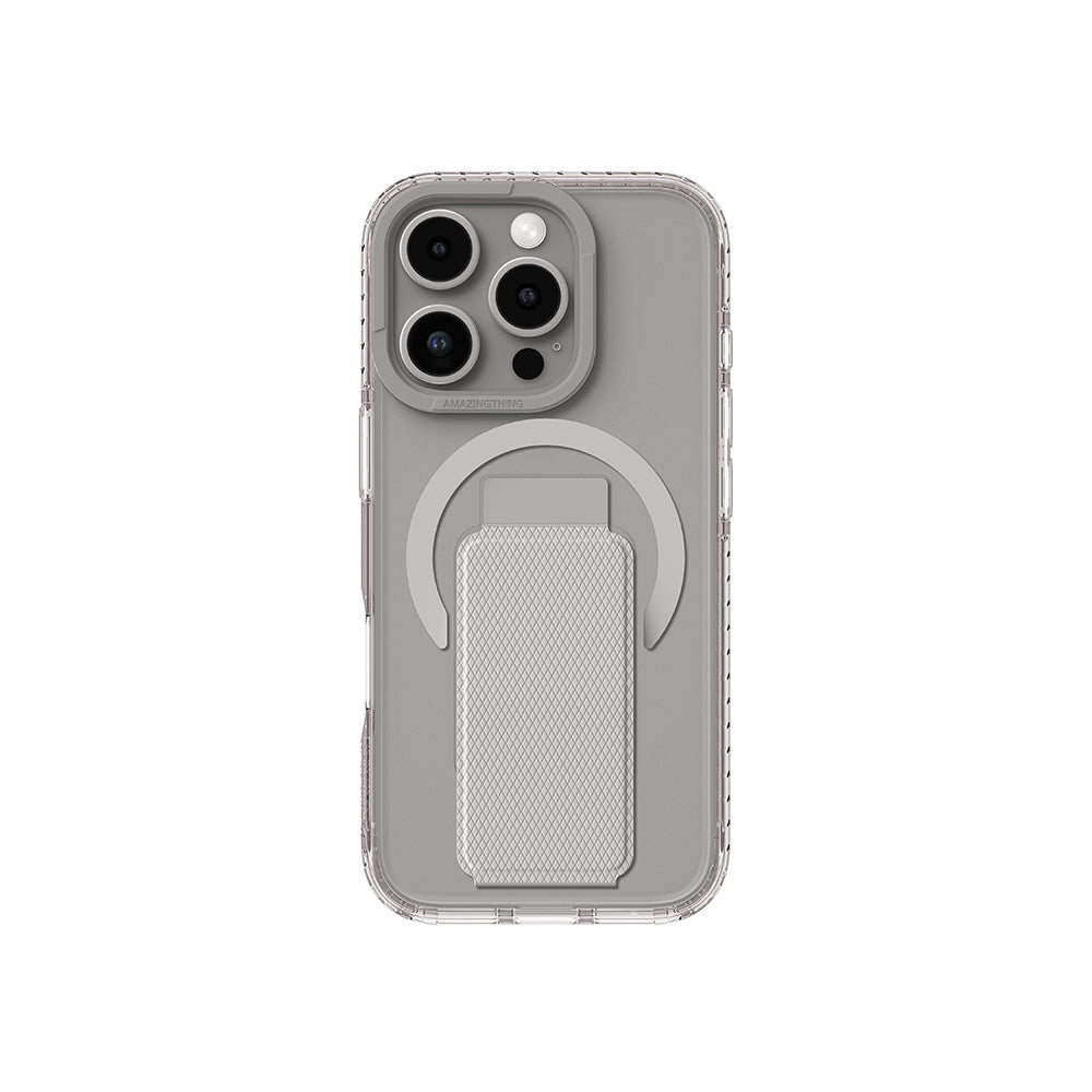Apple iPhone 16 Pro Kılıf M-safe Şarj Özellikli Standlı Amazingthing Titan Pro Plus Kapak - Görsel 3