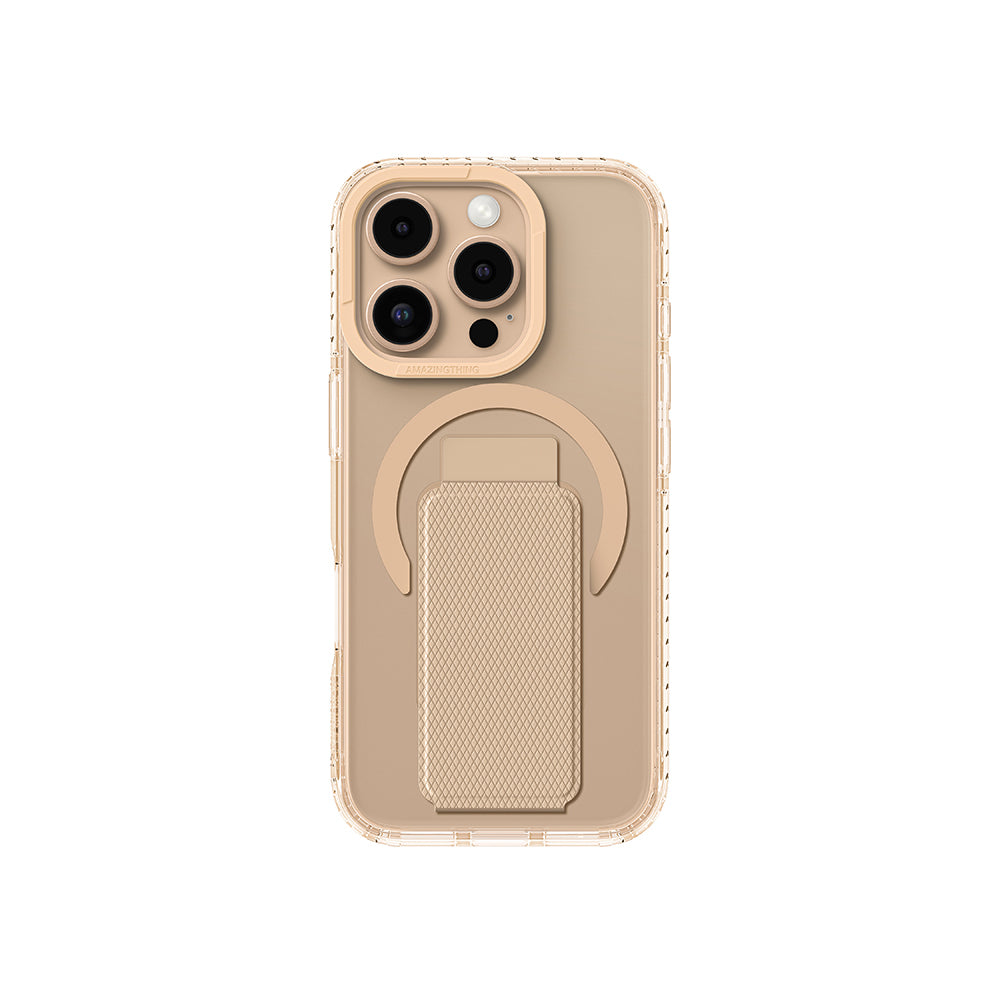 Apple iPhone 16 Pro Kılıf M-safe Şarj Özellikli Standlı Amazingthing Titan Pro Plus Kapak - Görsel 4