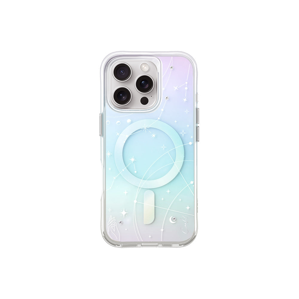 Apple iPhone 16 Pro Kılıf M-safe Şarj Özellikli Takım Yıldızı Desenli Askı Aparatlı Coehl Celest Kapak - Görsel 2