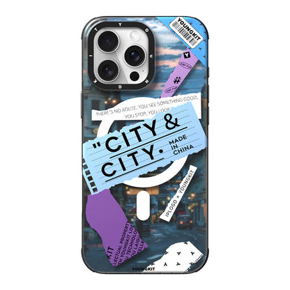Apple iPhone 16 Pro Kılıf M-safe Şarj Özellikli Youngkit A-City Serisi Kapak - Görsel 4