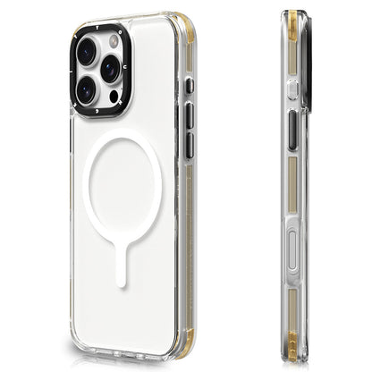 Apple iPhone 16 Pro Kılıf M-safe Şarj Özellikli YoungKit Crystal Color Serisi Kapak - Görsel 3