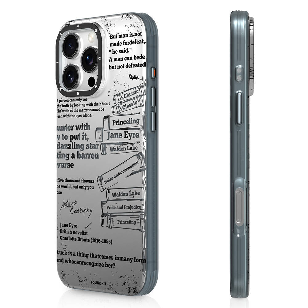 Apple iPhone 16 Pro Kılıf M-safe Şarj Özellikli Youngkit Literary Serisi Classic Kapak - Görsel 2