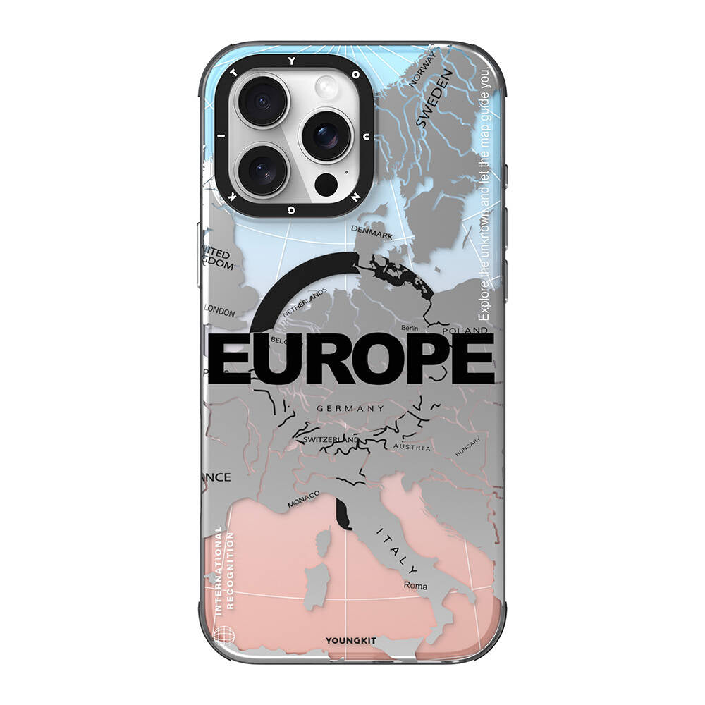 Apple iPhone 16 Pro Kılıf M-safe Şarj Özellikli Youngkit Universal Serisi Kapak - Görsel 3