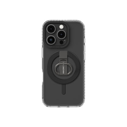 Apple iPhone 16 Pro Kılıf M-safe Şarj Özellikli Yüzük Standlı Amazingthing Titan Pro Serisi Kapak