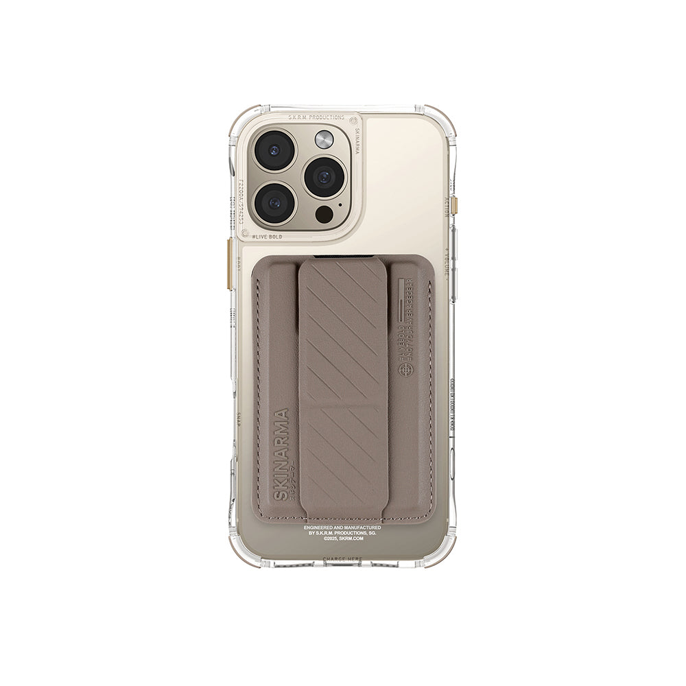 Apple iPhone 16 Pro Kılıf SkinArma Şeffaf M-safe Şarj Özellikli Prime Edition Kado Kartlıklı Saido Kapak - Görsel 2