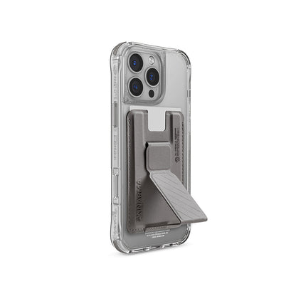 Apple iPhone 16 Pro Kılıf SkinArma Şeffaf M-safe Şarj Özellikli Prime Edition Kado Kartlıklı Saido Kapak - Görsel 4