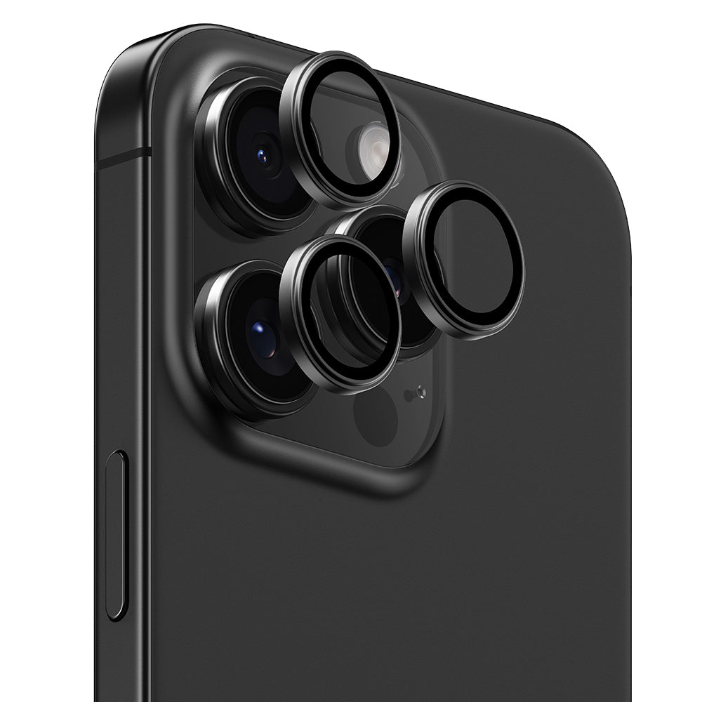 Apple iPhone 16 Pro Max Benks Parlama Önleyici Glass Warrior Metal Kamera Lens Koruyucu - Görsel 5