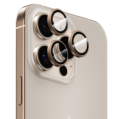 Apple iPhone 16 Pro Max Benks Parlama Önleyici Glass Warrior Metal Kamera Lens Koruyucu - Görsel 4