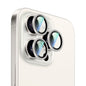 Apple iPhone 16 Pro Max CaseWorld Alloy Sparkling Diamond Serisi Taşlı Lens Koruyucu