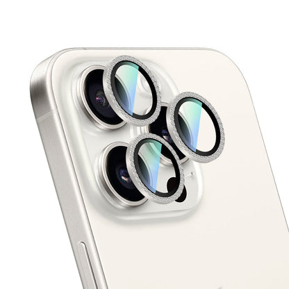 Apple iPhone 16 Pro Max CaseWorld Alloy Sparkling Diamond Serisi Taşlı Lens Koruyucu - Görsel 2