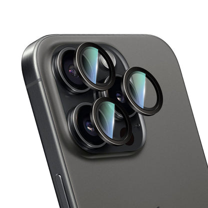 Apple iPhone 16 Pro Max CaseWorld Karbon Fiber Serisi Anti Reflective Ultra Clear Kamera Lens Koruyucu - Görsel 5