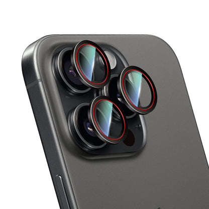 Apple iPhone 16 Pro Max CaseWorld Karbon Fiber Serisi Anti Reflective Ultra Clear Kamera Lens Koruyucu - Görsel 3