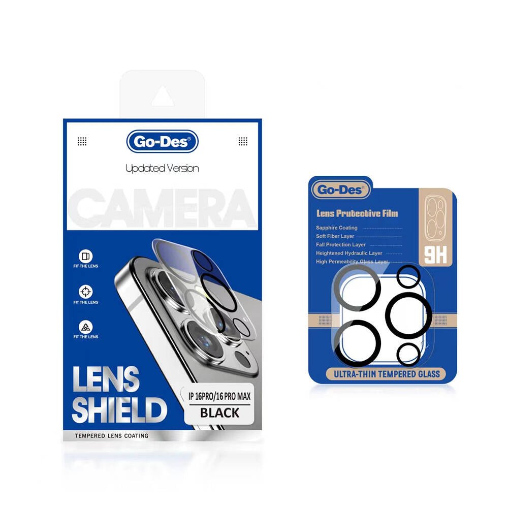 Apple iPhone 16 Pro Max Go Des Lens Shield CL-14 Kamera Lens Koruyucu - Görsel 2