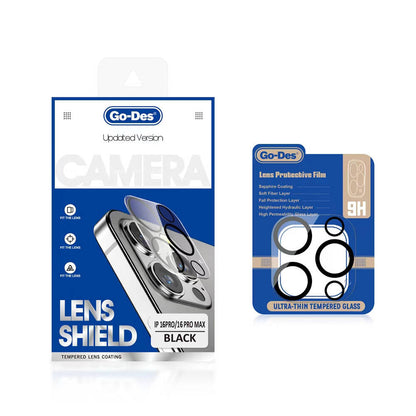 Apple iPhone 16 Pro Max Go Des Lens Shield CL-14 Kamera Lens Koruyucu - Görsel 2