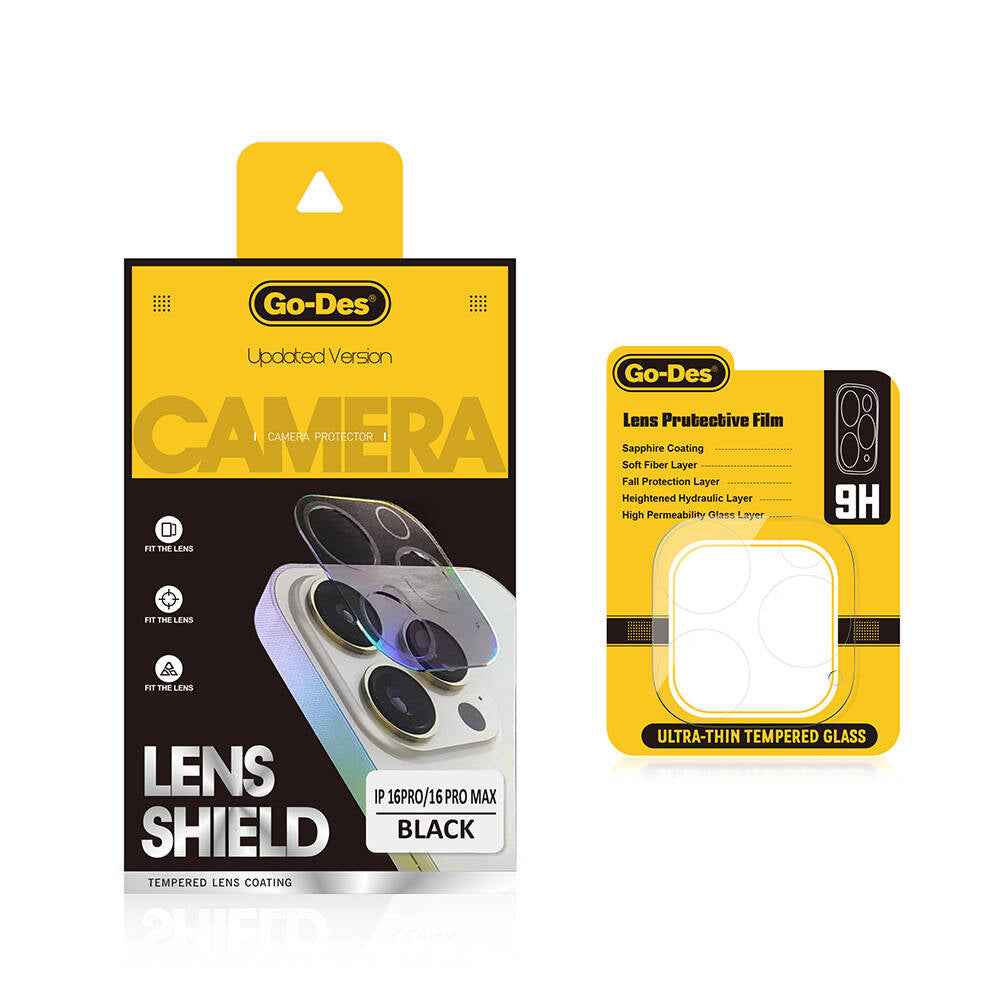 Apple iPhone 16 Pro Max Go Des Lens Shield CL-17 Kamera Lens Koruyucu - Görsel 2