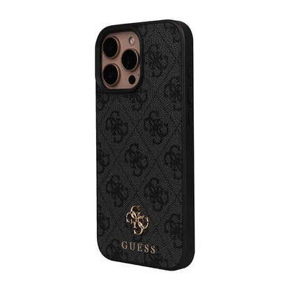 Apple iPhone 16 Pro Max Kılıf Guess Orjinal Lisanslı M-safe Şarj Özellikli Small 4G Classic Kapak - Görsel 2